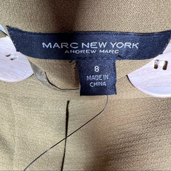 NWT Marc New York moss green slim straight ankle length pants size 8 B150 - Picture 4 of 7